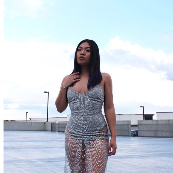 PInk Plastic Babez Diamond Dress - Picture 4 of 6